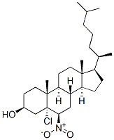 Cholestan-3-ol, 5-chloro-6-nitro-, (3beta,5alpha,6beta)-