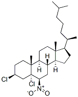 Cholestane, 3,5-dichloro-6-nitro-, (3beta,5alpha,6beta)-