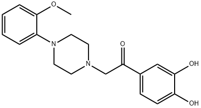 1-(3,4-dihydroxyphenyl)-2-[4-(2-methoxyphenyl)piperazin-1-yl]ethan-1-one