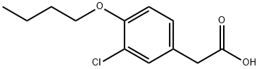 4-Butoxy-3-chlorobenzeneacetic acid