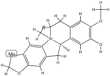 (13aR)-5,6,13,13a-Tetrahydro-2-hydroxy-3-methoxy-7-methyl[1,3]dioxolo[5,6]indolo[2,1-a]isoquinoline -ium
