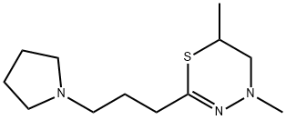5,6-Dihydro-4,6-dimethyl-2-[3-(1-pyrrolidinyl)propyl]-4H-1,3,4-thiadiazine
