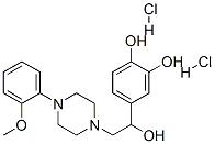 4-[1-hydroxy-2-[4-(2-methoxyphenyl)-1-piperazinyl]ethyl]pyrocatechol dihydrochloride