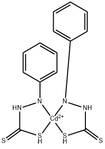 Cadmium, bis(2-phenylhydrazinecarbodithioato-N2,S)-, (T-4)-