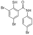 3,5-Dibromo-N-(4-bromophenyl)-2-mercaptobenzamide