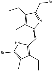 2-Bromo-5-[[5-(bromomethyl)-4-ethyl-3-methyl-2H-pyrrol-2-ylidene]methyl]-4-ethyl-3-methyl-1H-pyrrole