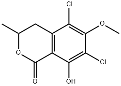 5,7-Dichloro-3,4-dihydro-8-hydroxy-3-methyl-6-methoxy-1H-2-benzopyran-1-one