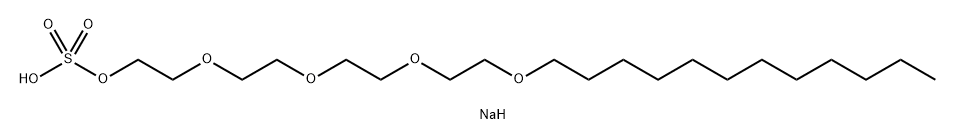 3,6,9,12-Tetraoxatetracosan-1-ol, hydrogen sulfate, sodium salt