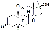 5.beta.-Androstane-3,11-dione, 9-fluoro-17.beta.-hydroxy-17-methyl-