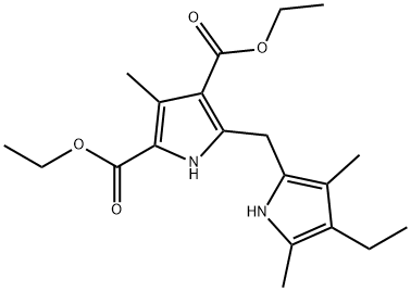 5-[(4-Ethyl-3,5-dimethyl-1H-pyrrol-2-yl)methyl]-3-methyl-1H-pyrrole-2,4-dicarboxylic acid diethyl ester