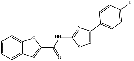 N-[4-(4-bromophenyl)-1,3-thiazol-2-yl]-1-benzofuran-2-carboxamide