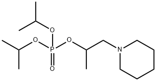 Phosphoric acid diisopropyl 1-(piperidinomethyl)ethyl ester