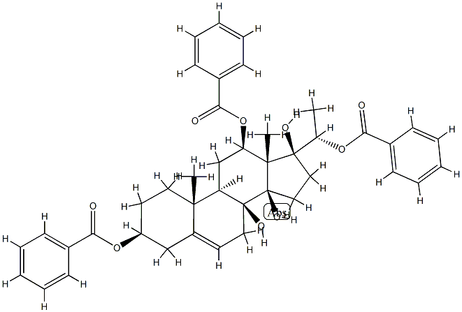 (14β,17S,20S)-Pregn-5-ene-3β,8,12β,14,17,20-hexol 3,12,20-tribenzoate