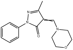 3-Methyl-4-(morpholinomethylene)-1-phenyl-2-pyrazolin-5-one