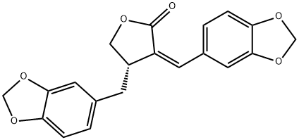 (S)-4-(1,3-Benzodioxol-5-ylmethyl)-3-[(Z)-1,3-benzodioxol-5-ylmethylene]dihydro-2(3H)-furanone