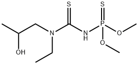 Ethyl(2-hydroxypropyl)thiocarbamoylamidothiophosphoric acid O,O-dimethyl ester