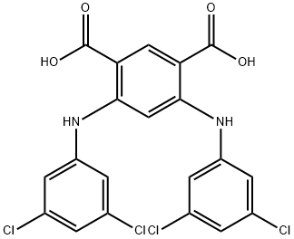 Isophthalic  acid,  4,6-bis(3,5-dichloroanilino)-  (8CI)