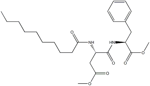N-[N-(1-Oxodecyl)-L-α-aspartyl]-L-phenylalanine dimethyl ester