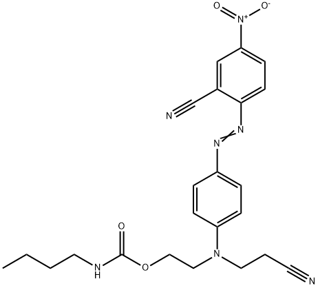 2-[(2-cyanoethyl)[4-[(2-cyano-4-nitrophenyl)azo]phenyl]amino]ethyl butylcarbamate