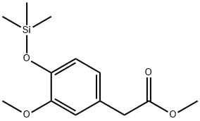 Benzeneacetic acid, 3-methoxy-4-[(trimethylsilyl)oxy]-, methyl ester