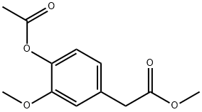 4-Acetyloxy-3-methoxybenzeneacetic acid methyl ester
