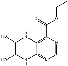 5,6,7,8-Tetrahydro-6,7-dihydroxy-4-pteridinecarboxylic acid ethyl ester