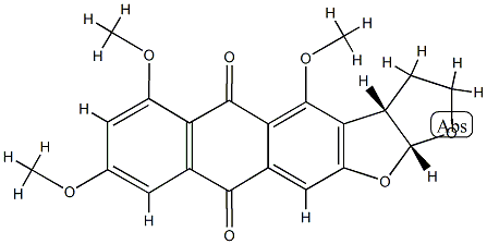 (3aS)-2,3,3aα,12aα-Tetrahydro-4,6,8-trimethoxyanthra[2,3-b]furo[3,2-d]furan-5,10-dione