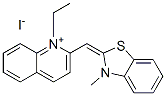1-ethyl-2-[(3-methyl-3H-benzothiazol-2-ylidene)methyl]quinolinium iodide