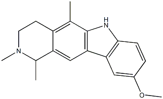 (+)-2,3,4,6-tetrahydro-9-methoxy-1,2,5-trimethyl-1H-pyrido[4,3-b]carbazole