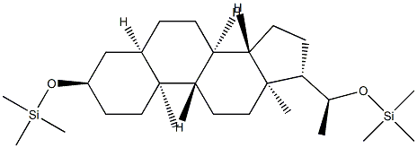 (20S)-3α,20-Bis(trimethylsiloxy)-5β-pregnane