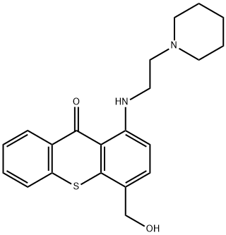 4-(羟基甲基)-1-(2-哌啶-1-基乙基氨基)噻吨-9-酮