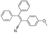 2-(p-Methoxyphenyl)-3,3-diphenylacrylonitrile