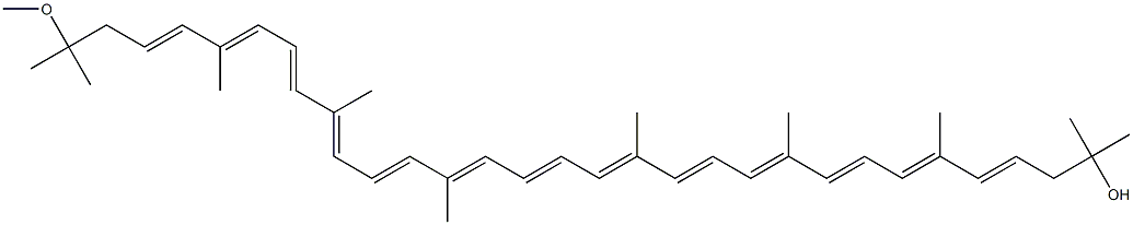 3,3',4,4'-Tetradehydro-1,1',2,2'-tetrahydro-1-hydroxy-1'-methoxy-ψ,ψ-carotene