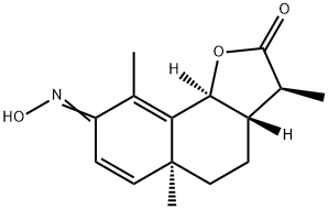 (3S)-8-Hydroxyimino-3aβ,4,5,5a,8,9bα-hexahydro-3β,5aα,9-trimethylnaphtho[1,2-b]furan-2(3H)-one