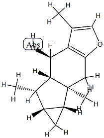 (4R)-3,5β,6bβ-Trimethyl-4,4aα,5,5aα,6,6aα,6b,7-octahydrocycloprop[2,3]indeno[5,6-b]furan-4α-ol