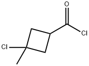 Cyclobutanecarbonyl chloride, 3-chloro-3-methyl- (8CI)