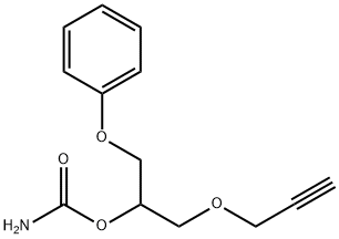 Carbamic acid 1-phenoxymethyl-2-(2-propynyloxy)ethyl ester