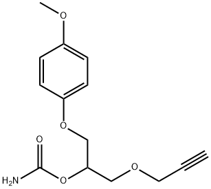 1-(p-Methoxyphenoxy)-3-(2-propynyloxy)-2-propanol carbamate