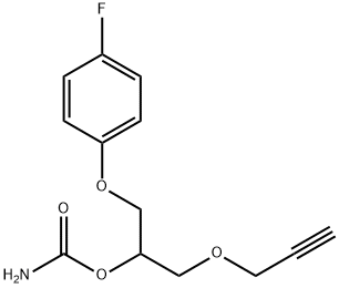 1-(4-Fluorophenoxy)-3-(2-propynyloxy)-2-propanol carbamate