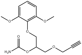 1-(2,6-Dimethoxyphenoxy)-3-(2-propynyloxy)-2-propanol carbamate