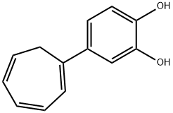 1,2-Benzenediol, 4-(1,3,5-cycloheptatrien-1-yl)- (9CI)