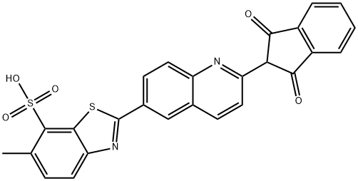 2-[2-(2,3-dihydro-1,3-dioxo-1H-inden-2-yl)-6-quinolyl]-6-methylbenzothiazole-7-sulphonic acid