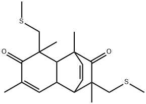 1,4a,5,8a-Tetrahydro-4,5,7,10-tetramethyl-5,10-bis[(methylthio)methyl]-1,4-ethanonaphthalene-6,9(4H)-dione