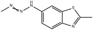 Benzothiazole, 2-methyl-6-(3-methyl-2-triazeno)- (8CI)