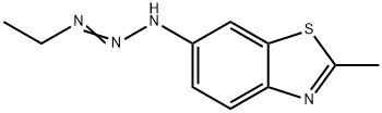 Benzothiazole, 6-(3-ethyl-2-triazeno)-2-methyl- (8CI)