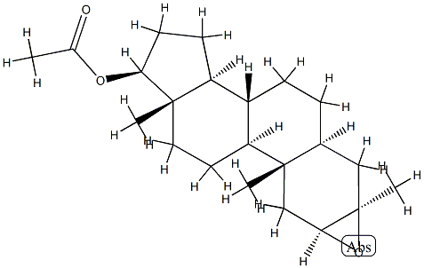 2β,3β-Epoxy-3-methyl-5α-androstan-17β-ol acetate