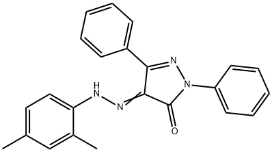 4-[(2,4-dimethylphenyl)hydrazono]-2,5-diphenyl-2,4-dihydro-3H-pyrazol-3-one