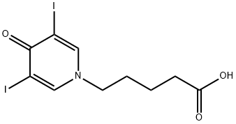 3,5-Diiodo-4-oxo-1(4H)-pyridinevaleric acid
