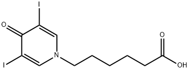 1,4-Dihydro-3,5-diiodo-4-oxo-1-pyridinehexanoic acid