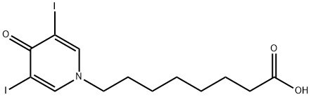 1,4-Dihydro-3,5-diiodo-4-oxo-1-pyridineoctanoic acid